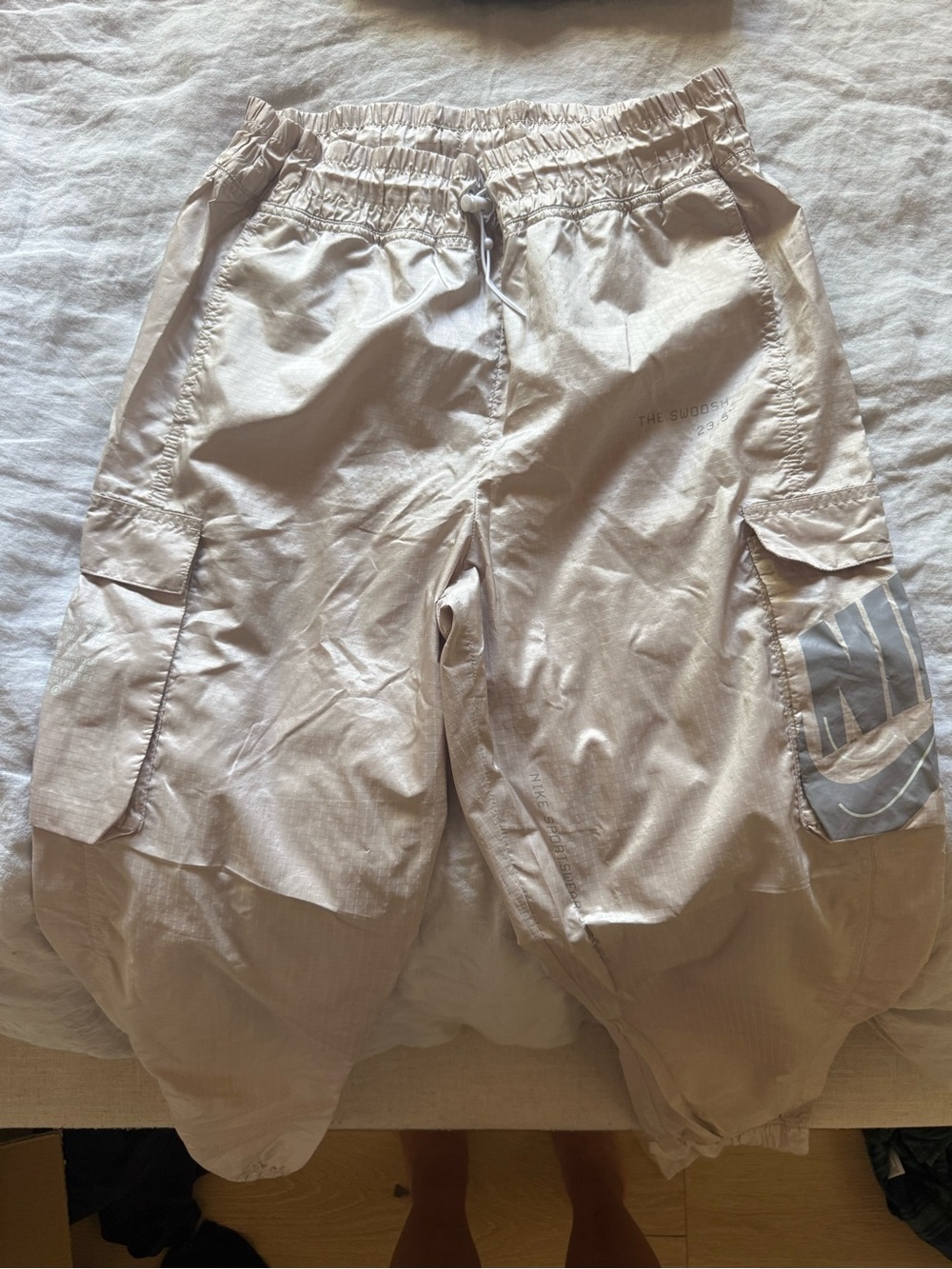 NEW without tags Nike Light Beige/Tan Athletic cargo pants